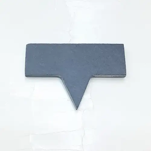 #SLT0705; Slate tag stands rectangular 1x6pcs