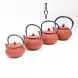 #SQ3482-R; Cast iron tea pot 0.9L #R 