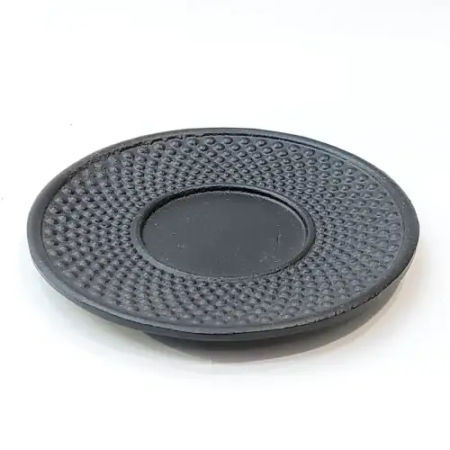 #SQ3673; Cast iron cup saucer #SQ3673; Cast iron cup saucer