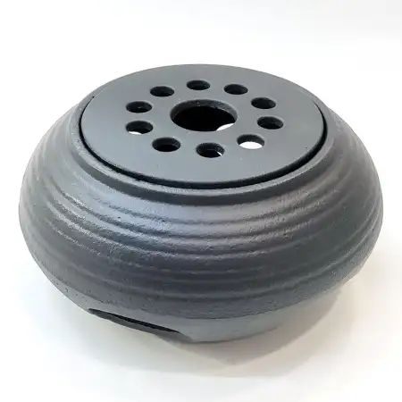 #SQ8913; Cast iron tea warmer..