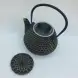 #SQ9177; Cast iron tea pot 1L #B+G   