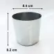#SVH8S-S; Fries cup 8.4x8.2cm SL