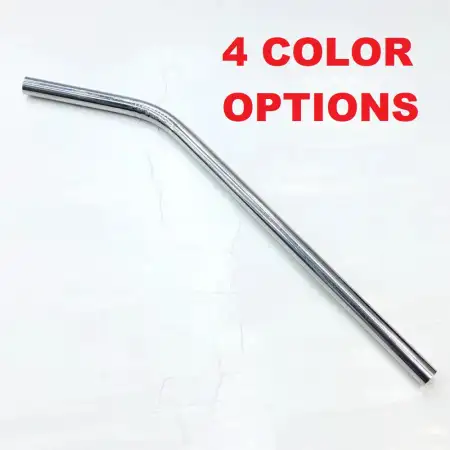 #SWXG8; Stainless steel straw bent 8mm..