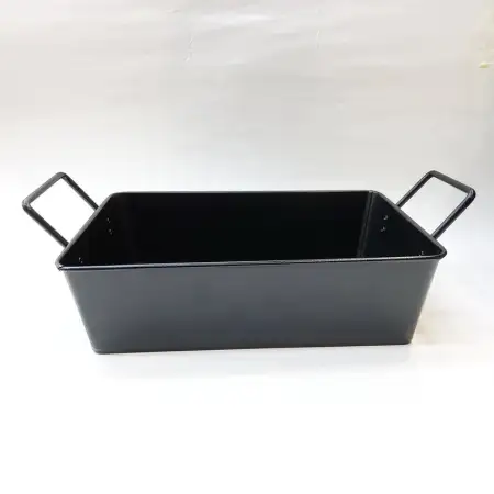 #T160-BK;  Metal serving bucket 24x17x7c..