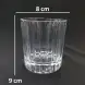 #W4410; Glass cup 285ml/10oz  