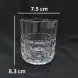 #W5408GL; Glass cup 225ml/8oz 