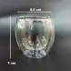#WM0685; Double wall glass 80ml                                       