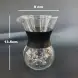 #WM1242-200; Glass coffee pot with filter 200ml