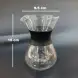 #WM1259-400; Glass coffee server 400ml