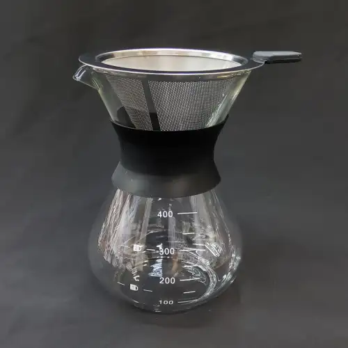 #WM1259-400; Glass coffee server 400ml