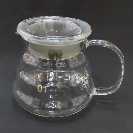 #WM1273-360; Glass coffee pot 360ml..
