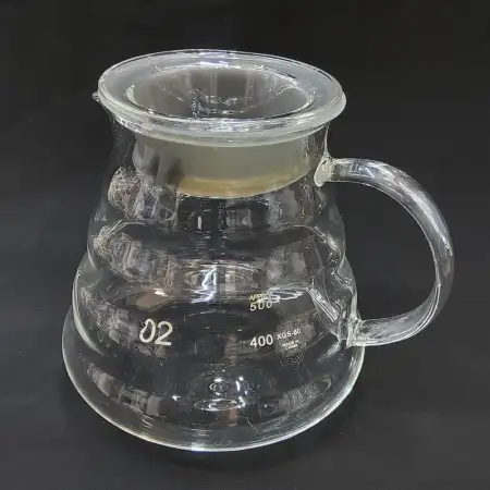 #WM1280-600; Glass coffee pot 600ml..