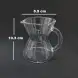 #WM1358-300; Glass coffee pot 300ml