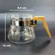 #WM4151-400; Glass coffee server 400ml