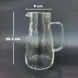 #WM4274-1500; Glass juice pitcher 1500ml