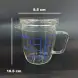 #WM4298-250; Glass measuring cup 250ml