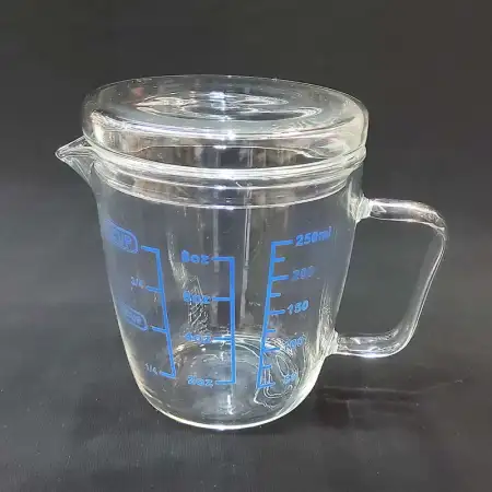 #WM4298-250; Glass measuring cup 250ml..