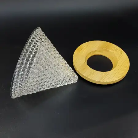 #WM5454; Glass drip coffee filter..