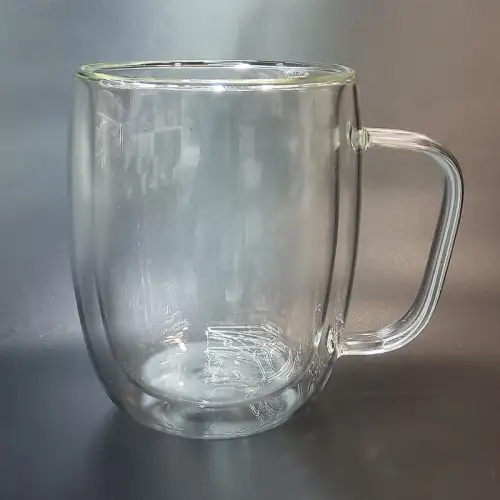 #WM6070-500; Double Wall Glass Cup 