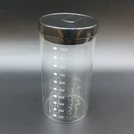 #WM9521-1000; Glass airtight jar 1000ml..