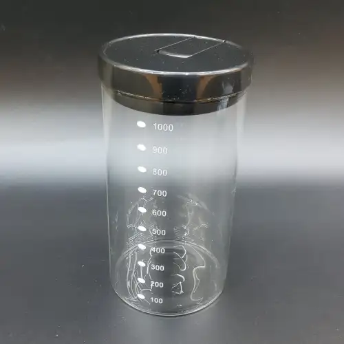 #WM9521-1000; Glass airtight jar 1000ml