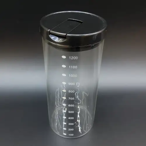 #WM9521-1200; Glass airtight jar 1200ml