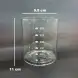 #WM9521-500;  Glass airtight jar 500ml