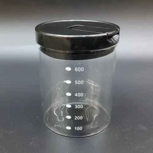 #WM9521-500;  Glass airtight jar 500ml