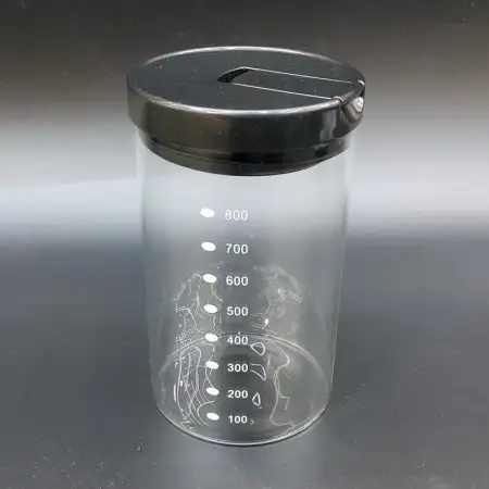 #WM9521-750; Glass airtight jar 750ml..