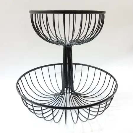 #YM16149; Metal 2-tier basket 16149..