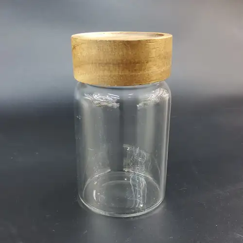 #YR65-260; Glass airtight jar 260ml 