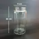 #YR80-800;  Glass airtight bottle 800ml