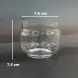 #YR90-250;  Glass airtight jar 250ml