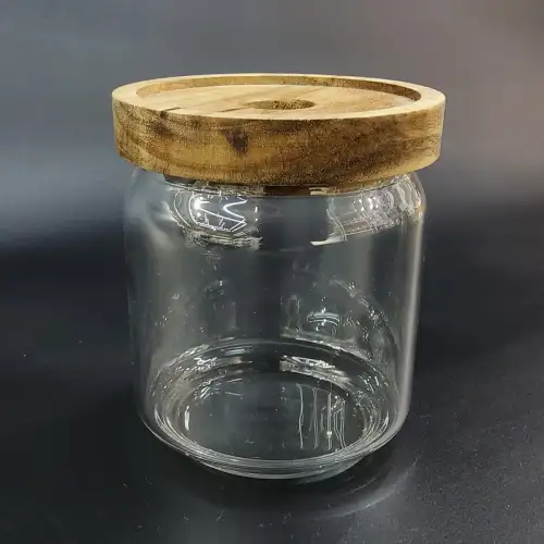 #YR90-450;  Glass airtight jar 450ml