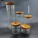 #YR90-750;  Glass airtight jar 750ml