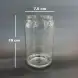 #YR90-950;  Glass airtight jar 950ml