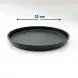 #YY2001; Cast iron pan 22cm round + wood