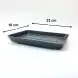 #YY2015; Cast iron pan 22x16cm + wood
